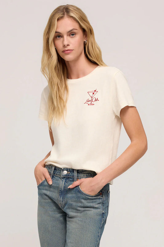 Z Supply Love Club Daytrip Tee - Sea Salt - BHI
