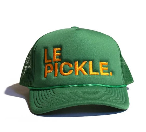 LE PICKLE ICONIC CAP - KELLY GREEN / SUNGOLD- LE SURF CLUB