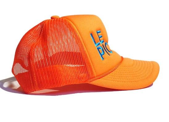 LE PICKLE ICONIC CAP - ORANGE / LIGHT BLUE