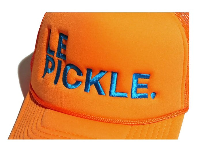 LE PICKLE ICONIC CAP - ORANGE / LIGHT BLUE