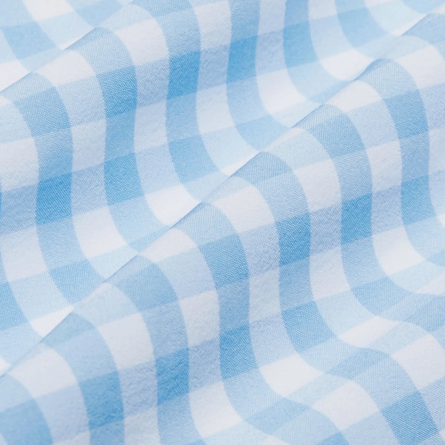 Mizzen + Main Leeward LS Dress Shirt - Light Blue Gingham - BHI