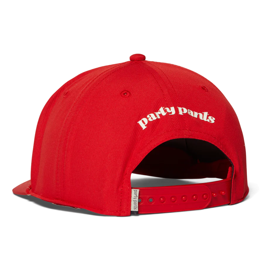 Party Pants - Hat Moby Says - Red