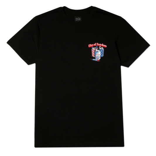 Part Pants Men's T- Shirt - 12oz of Freedom - Black