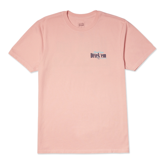 Party Pants Short Sleeve T- Shirt - Beer Die 4 Life Pink