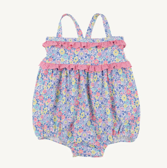 Beaufort Bonnet St.Bart's Bubble Bathing Suit Briar Patch Petals/Hamptons Hot Pink