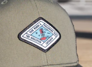 Qualified Captain Fair Winds Trucker Hat - HeatherGrey/Black