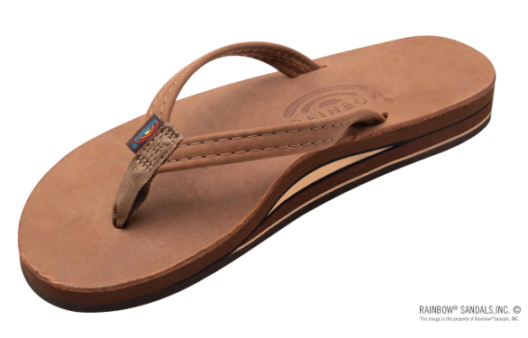 Rainbow - Double Layer Arch, Narrow Strap - Redwood – Coastal Urge