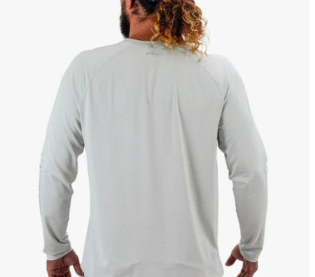 AFTCO Samurai Long Sleeve | Oyster Gray Heather