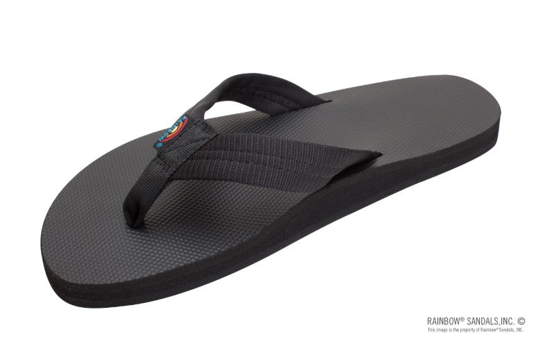 Rainbow Sandals Mens Classic Rubber - Single Layer Soft Top 1" Nylon Strap