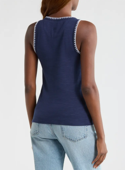 Tommy Bahama Ashby Isles Crochet Tank Bold Blue