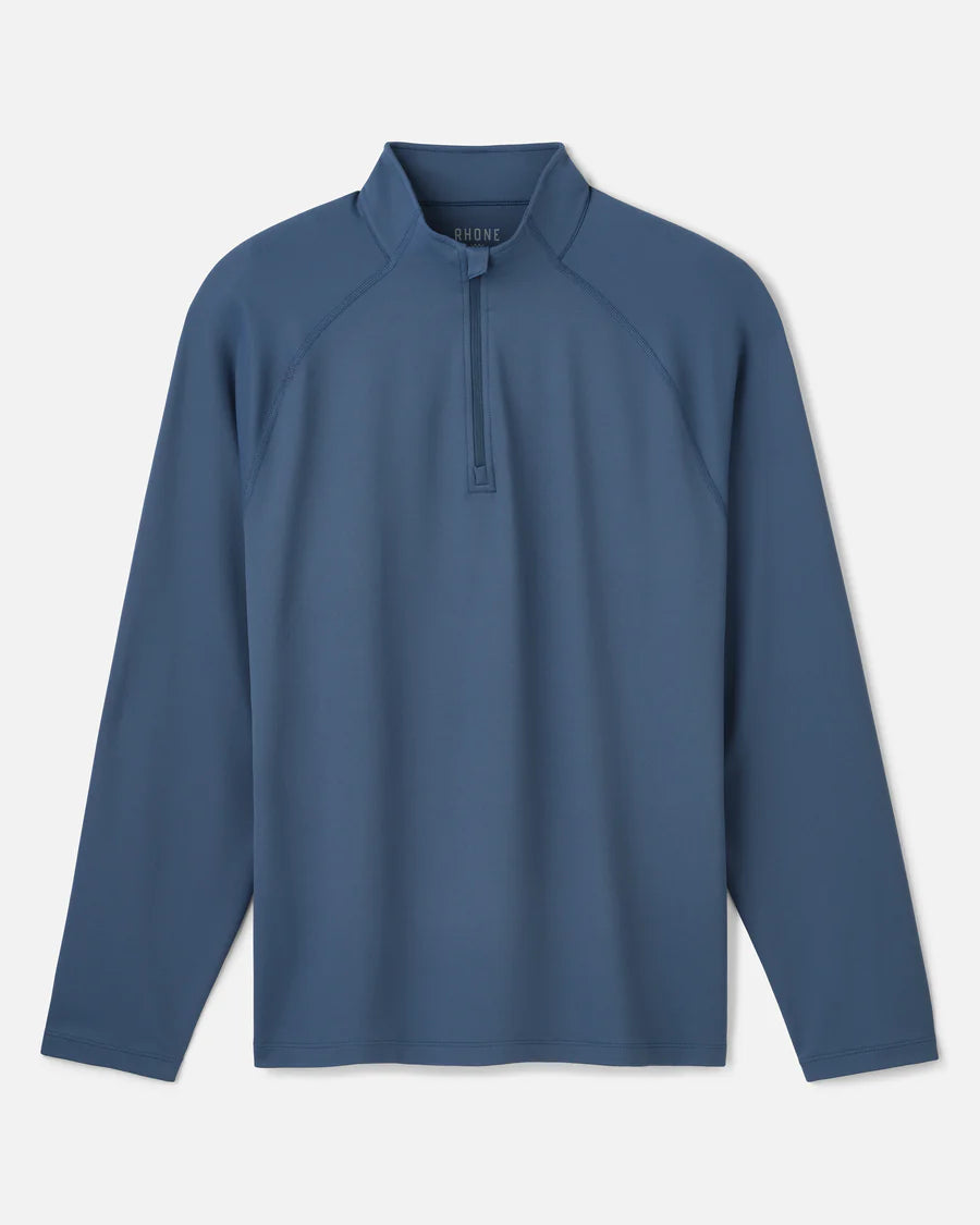 Rhône Session 1/4 Zip - Atlanta Blue - BHI