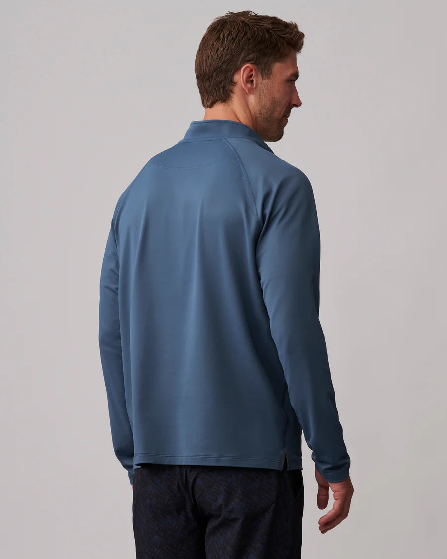Rhône Session 1/4 Zip - Atlanta Blue - BHI