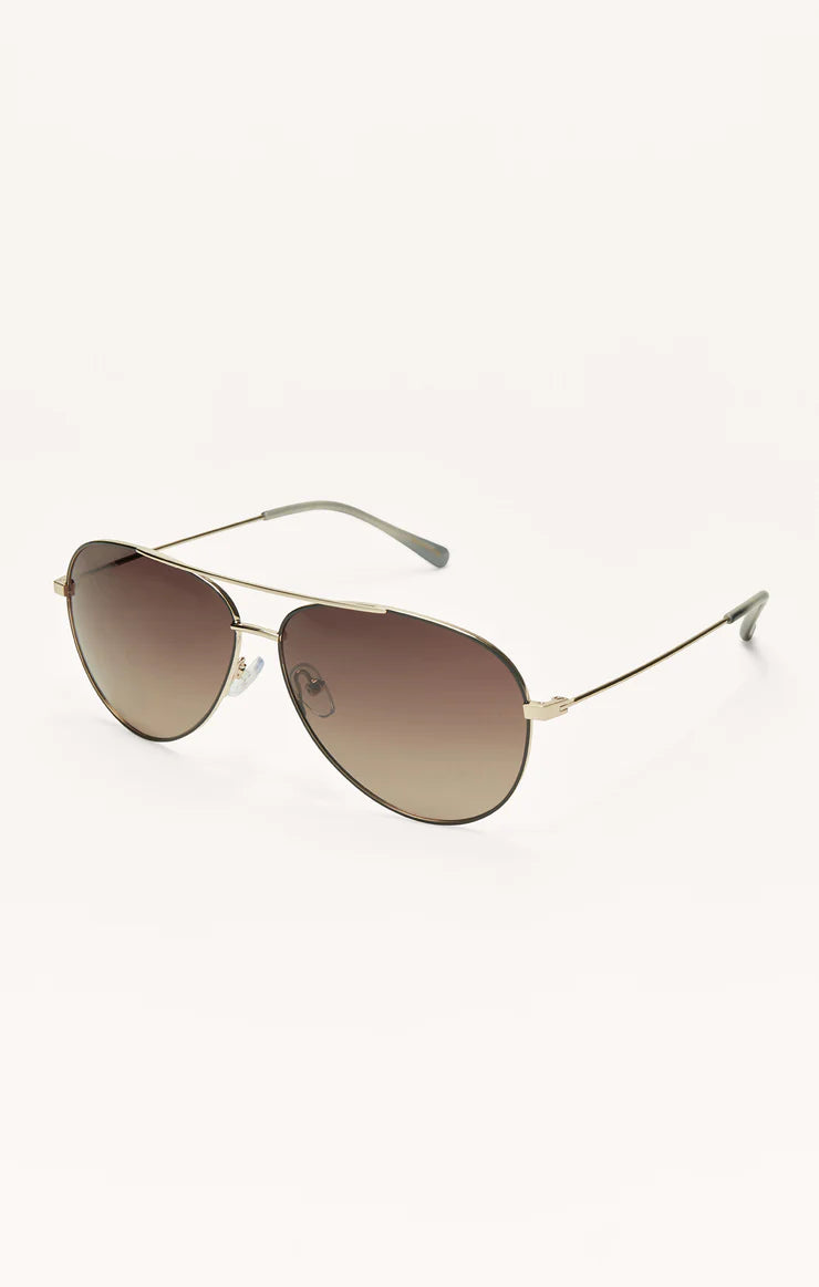 Driver sunglasses-GOLD GREY-ZEM222112S-Z SUPPLY