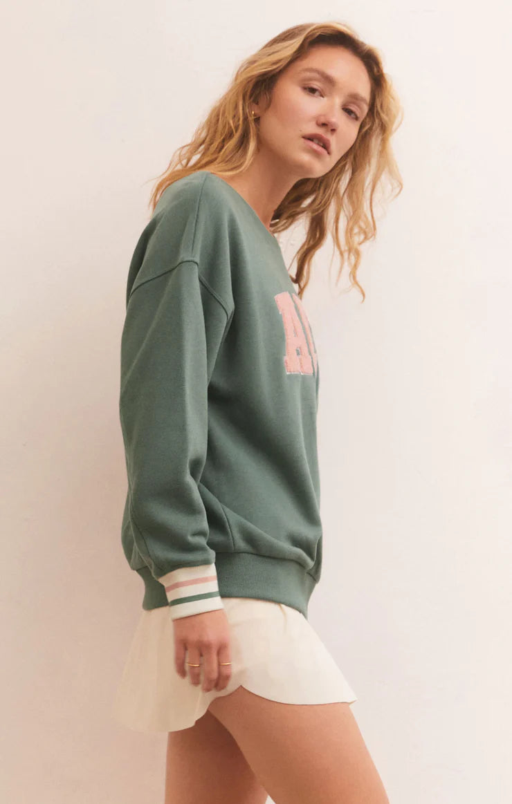 Baseline Ace Sweatshirt-CALYPSO GREEN-ZVT233226-Z SUPPLY