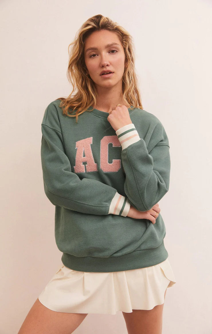 Baseline Ace Sweatshirt-CALYPSO GREEN-ZVT233226-Z SUPPLY