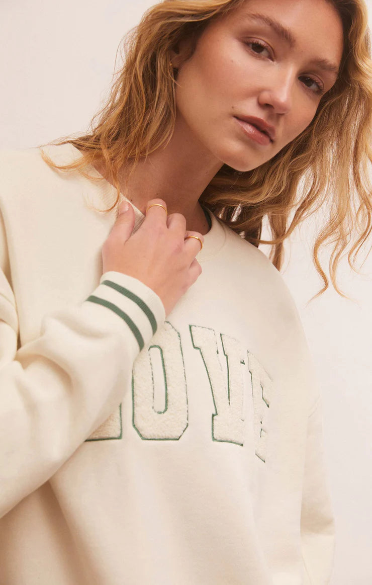 Baseline Love Sweatshirt-SANDSTONE-ZVT233225-Z SUPPLY