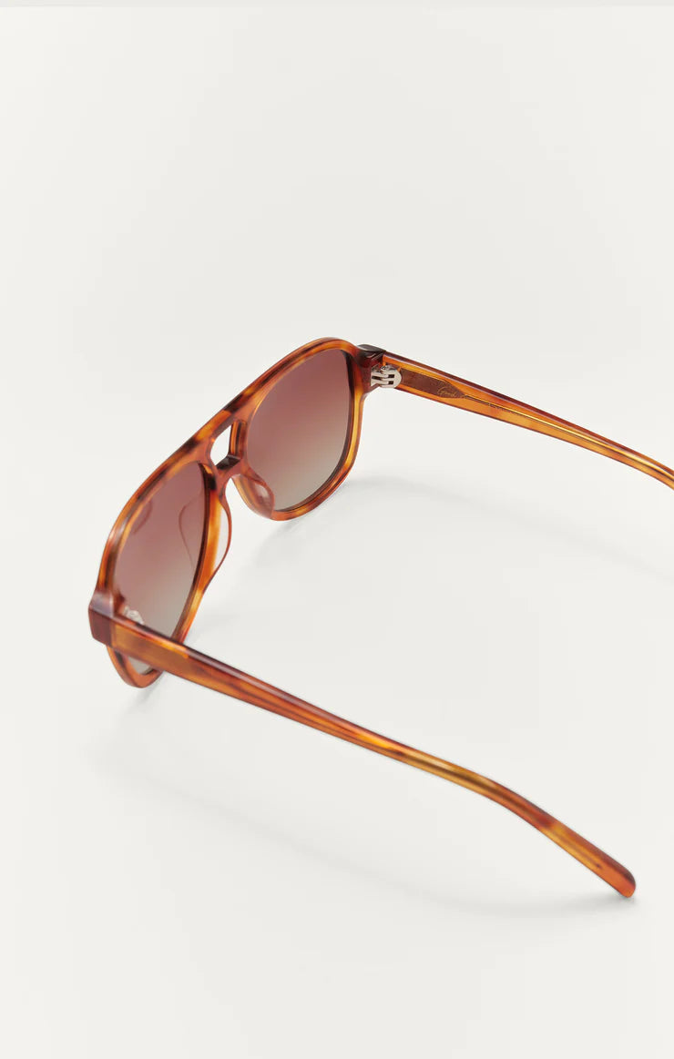 Good Time sunglasses-BROWN TORT GREY POLARIZED-ZEA222115S-Z SUPPLY