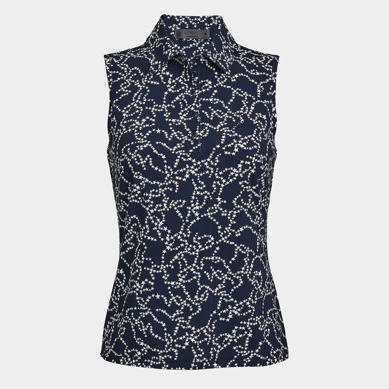 STARDUST SILKY TECH NYLON SLEEVELESS POLO - G4LF23K861C - Gfore