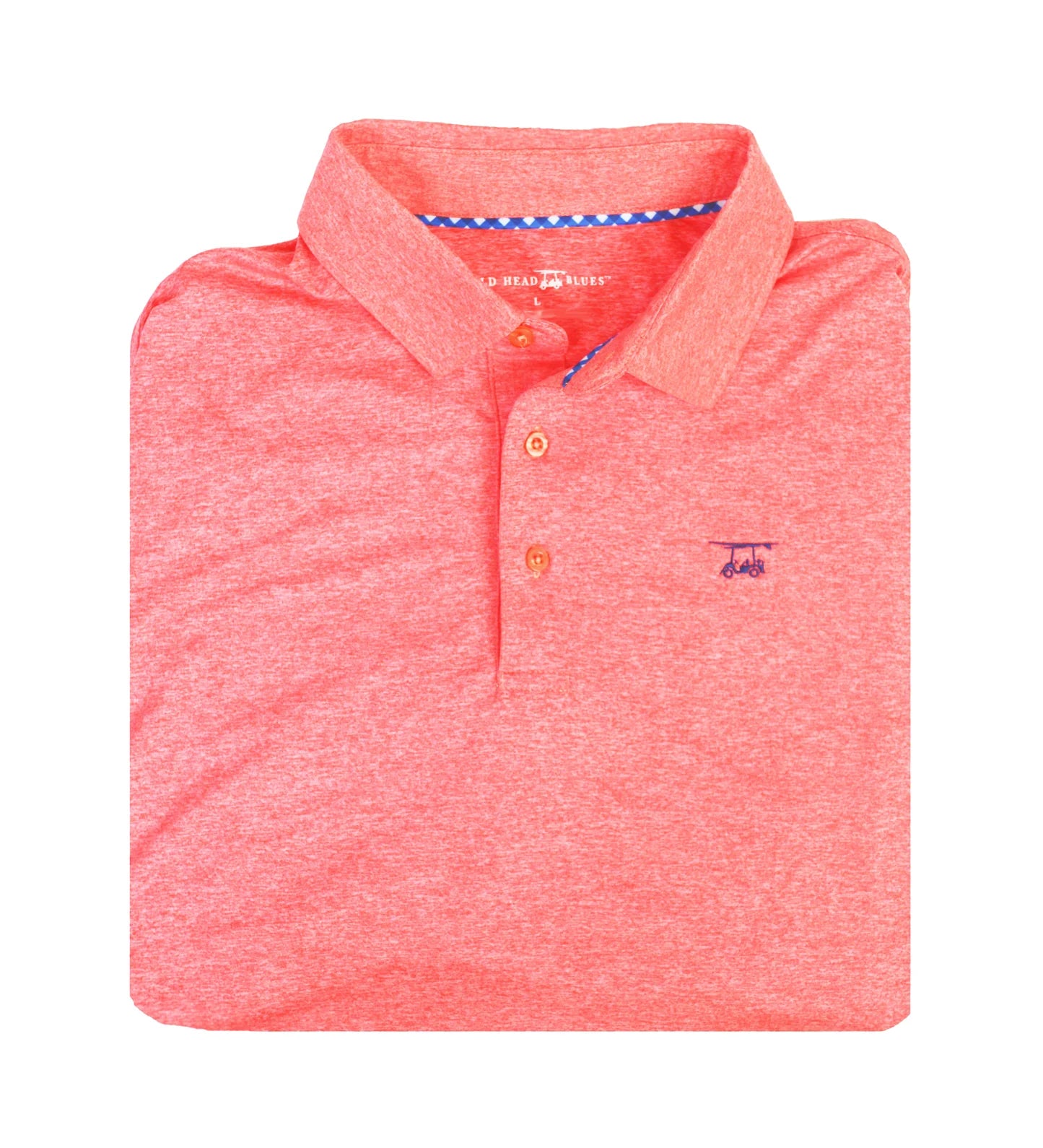 Albatross Polo-Heather coral-PALBATROSS-HC-Baldhead blues
