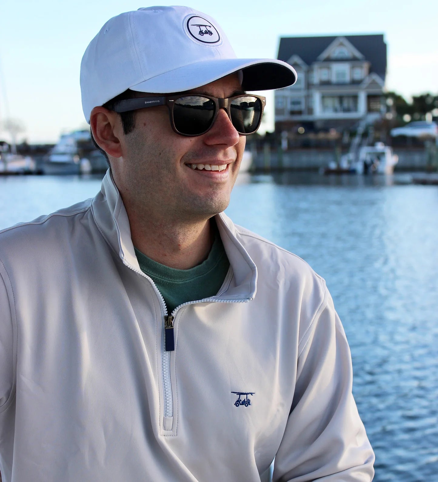 Dogwood quarter zip-DW-QZIP-Pearl-Baldhead Blues