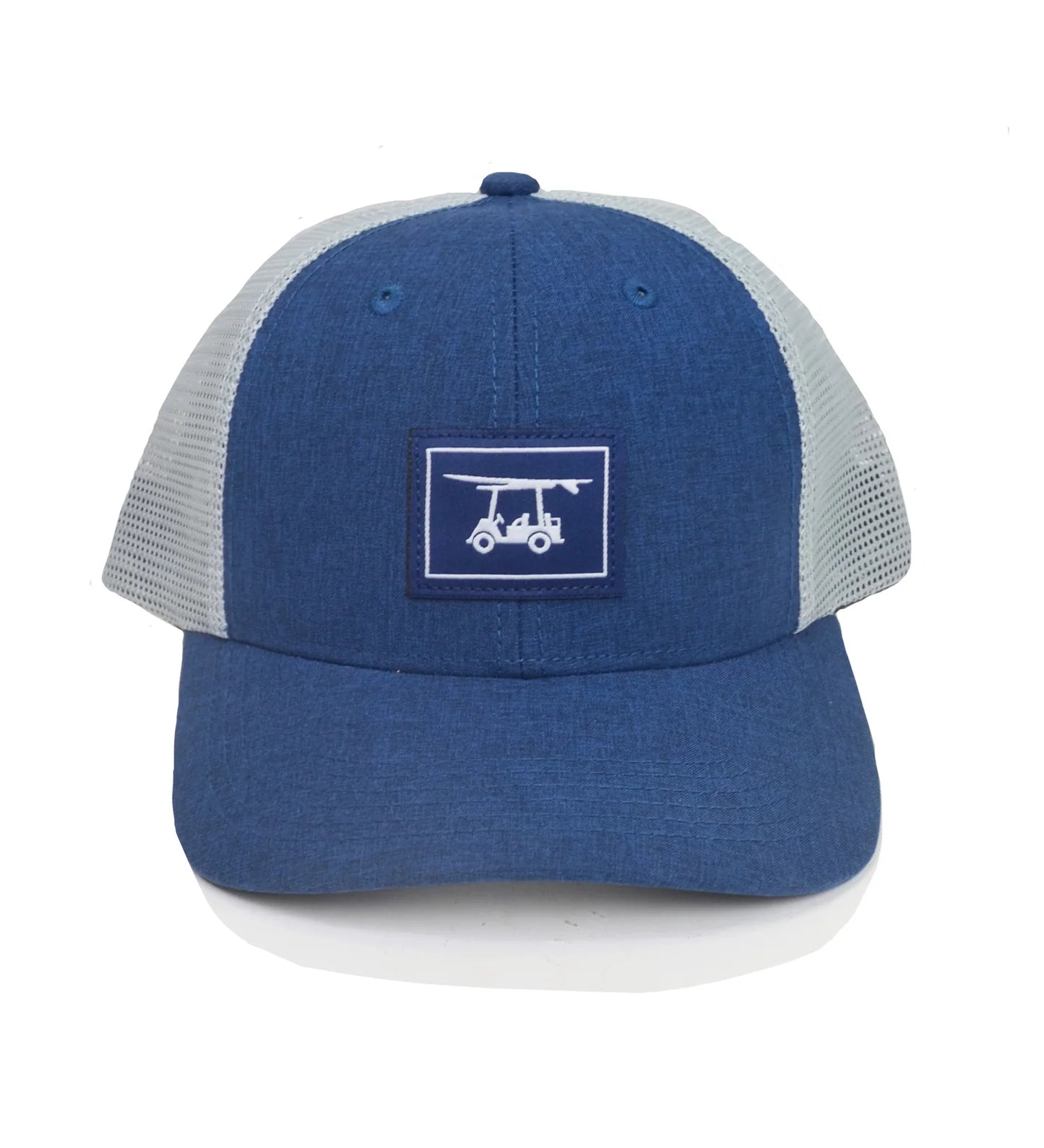 Performance Trucker Hat-Heather Royal Blue-TRUCKER-HRB-Baldhead blues