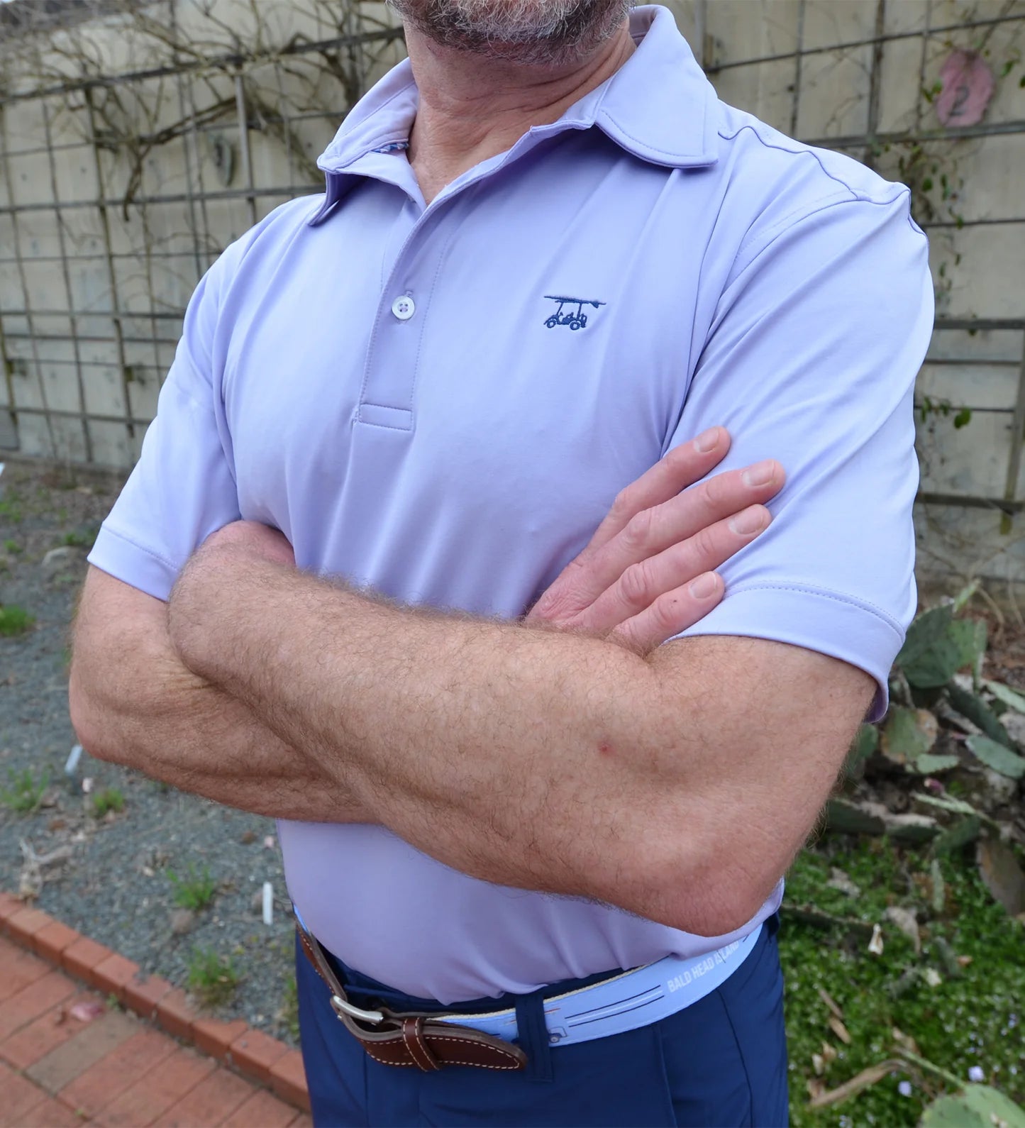 Albatross Polo - Solid lavender - PALBATROSS-L- Baldhead Blues