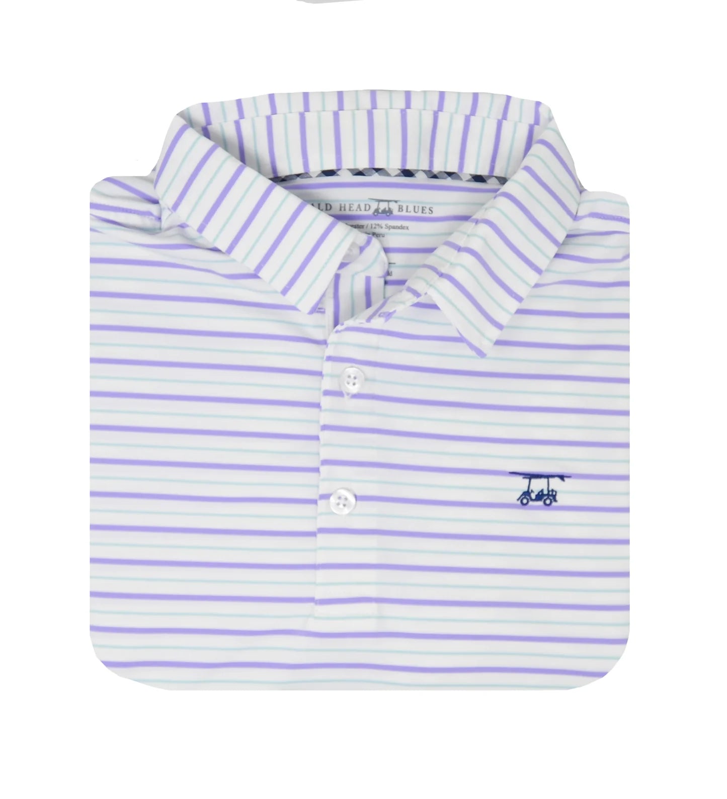 Limited edition polo-White/lav/light blue-PALBATROSS-LE6-WLLB-Baldhead blues