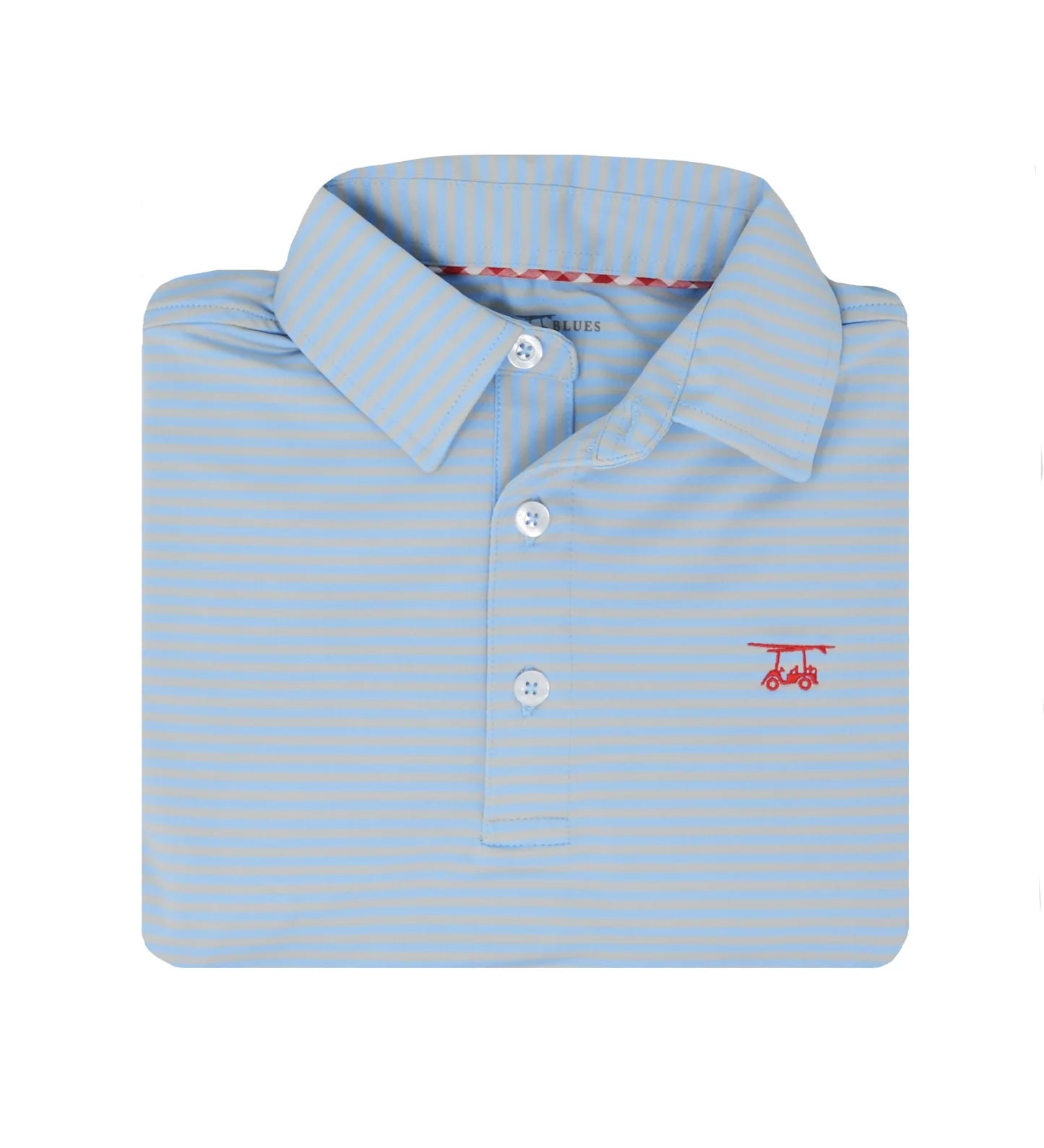 Albatross Polo - Pearl grey/bell - PALBATROSS-PGB- Baldhead Blues
