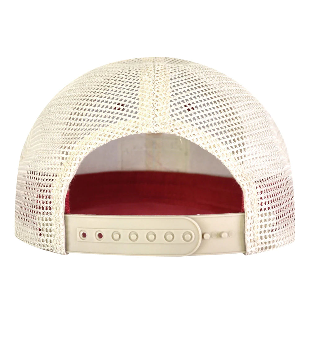 Trucker Hat-Crimson Red-HATTRUCKC-Baldhead blues