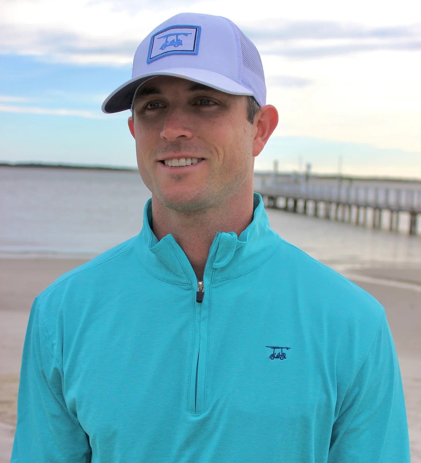 Trucker Hat-Blue-HATTRUCKW-Baldhead blues