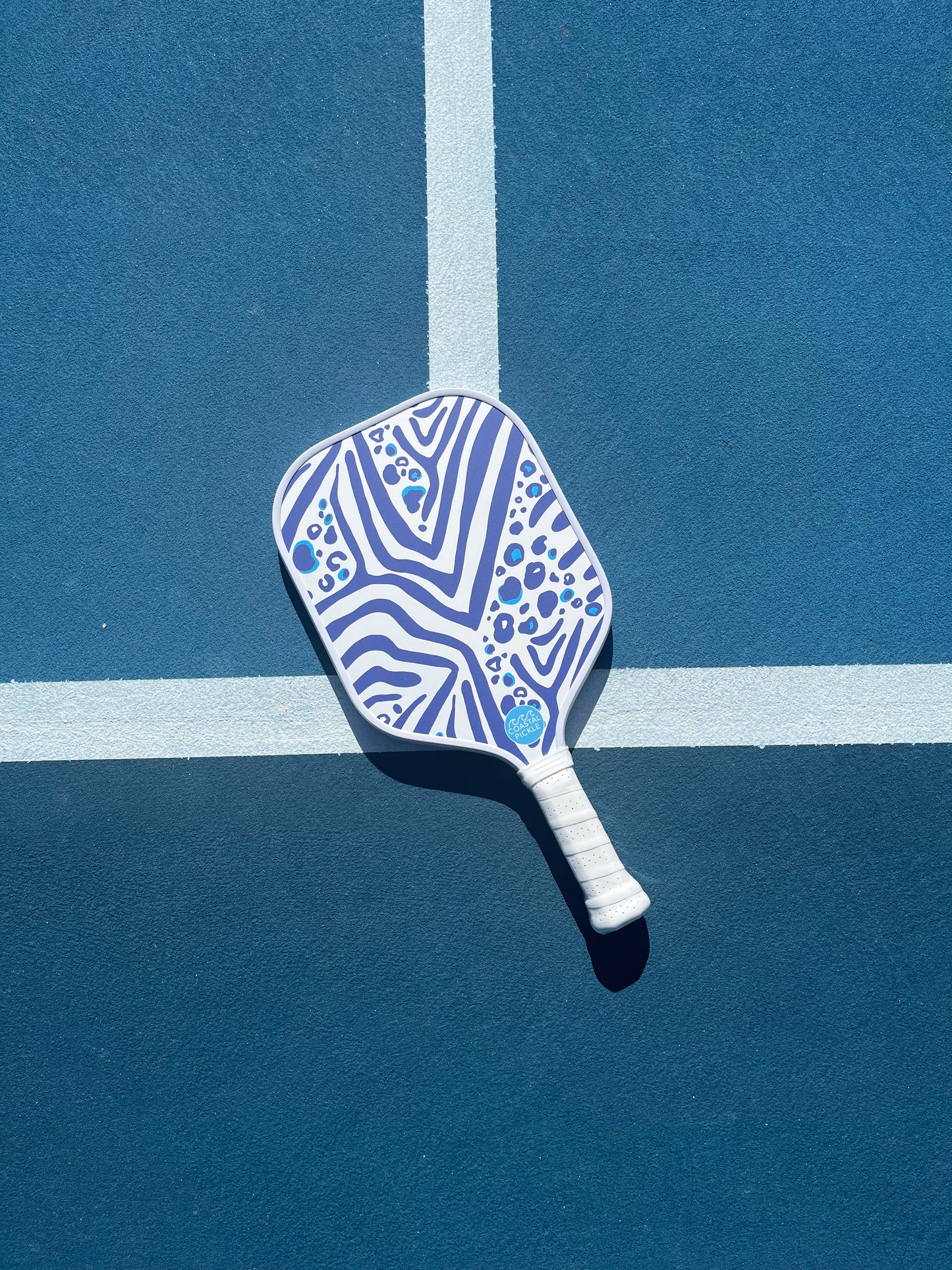 Pickleball Paddle-The Zebra Cat-Coastal Pickle