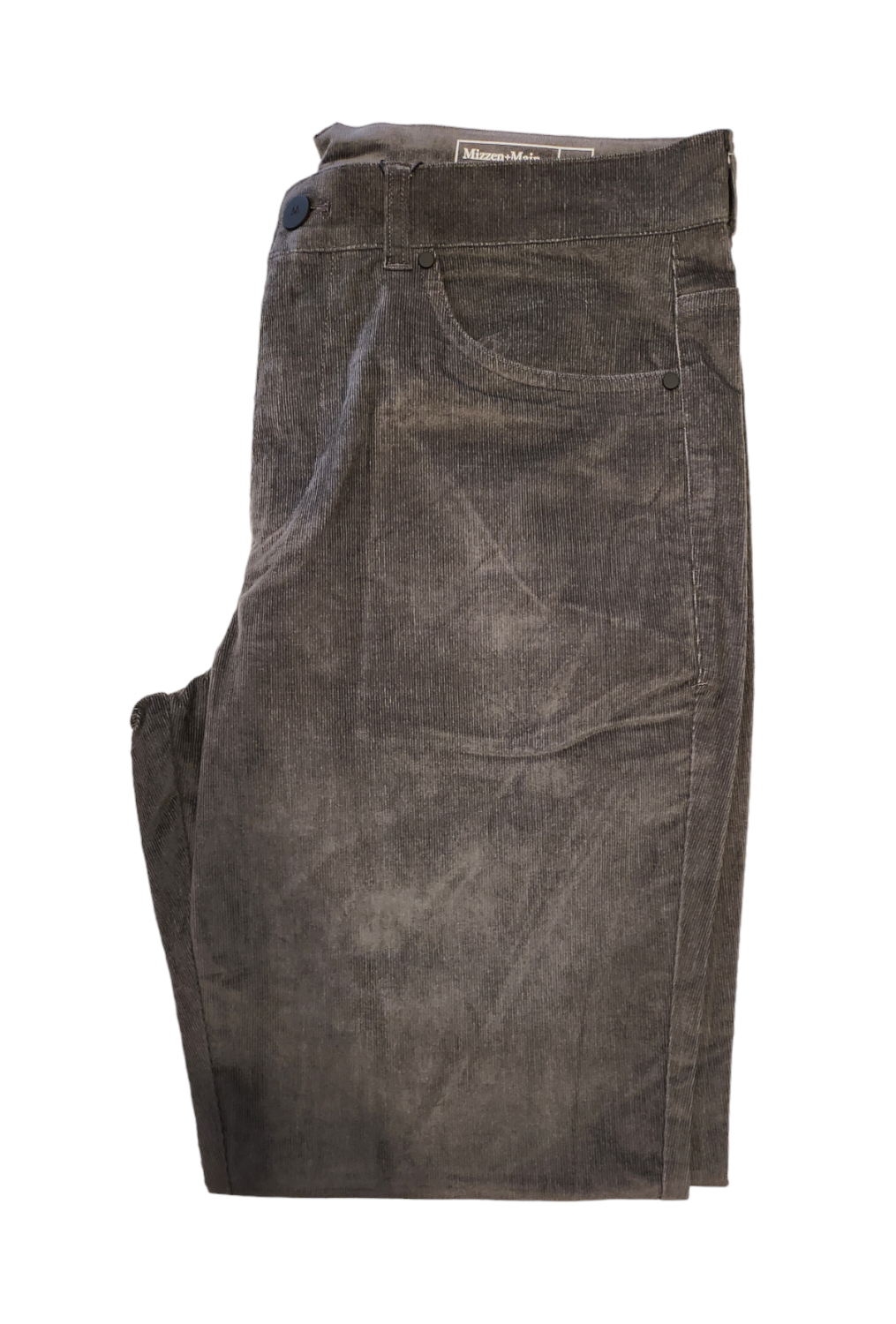 Leroy Corduroy PANT-Dark Grey-MIZZEN + MAIN