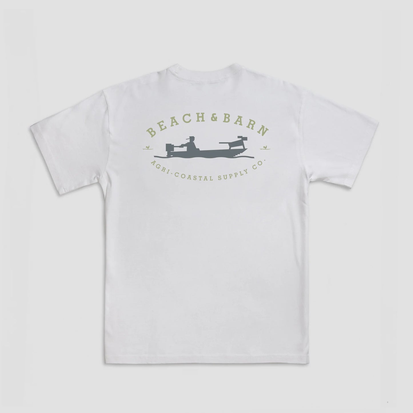 Beach & Barn - Fun Run Tee - White