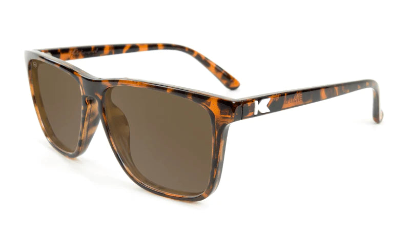 Glossy Tortoise Shell / Amber Fast Lanes - FLAM3002 - Knockarounds