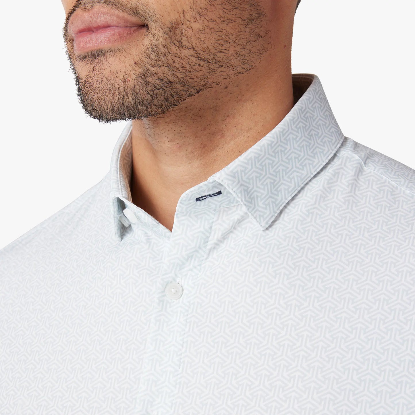 Mizzen + Main Leeward No Tuck LS Dress Shirt-White - BHI