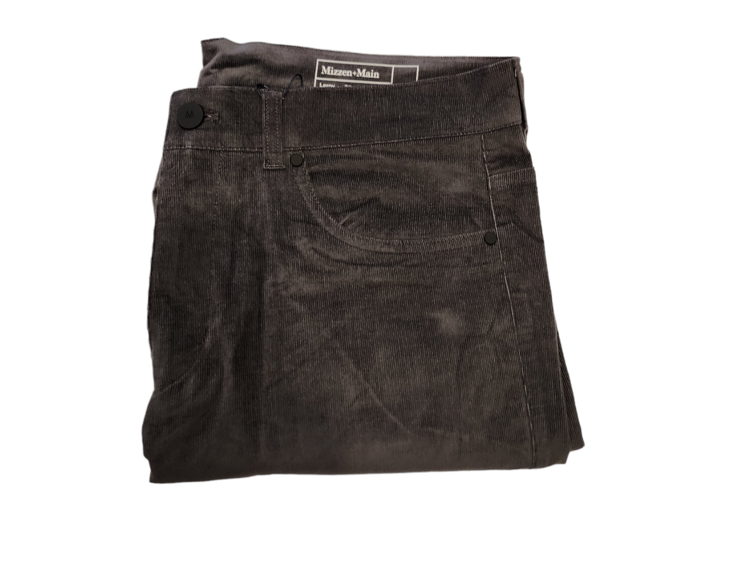 Leroy Corduroy PANT-Dark Grey-MIZZEN + MAIN
