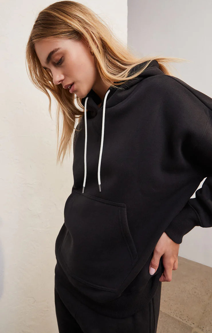 OVERSIZED HOODIE- BLACK- ZVT234278S - Z SUPPLY