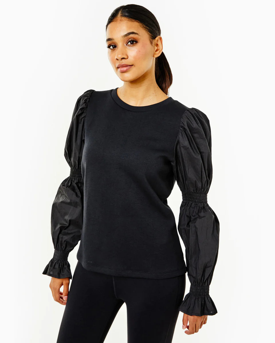 PREP PULLOVER - BLACK F23AB055- ADDISON BAY