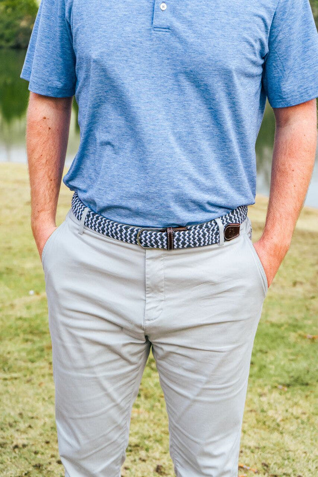 Belts- Roostas - The Aspen Woven Elastic Stretch Belt - BHI