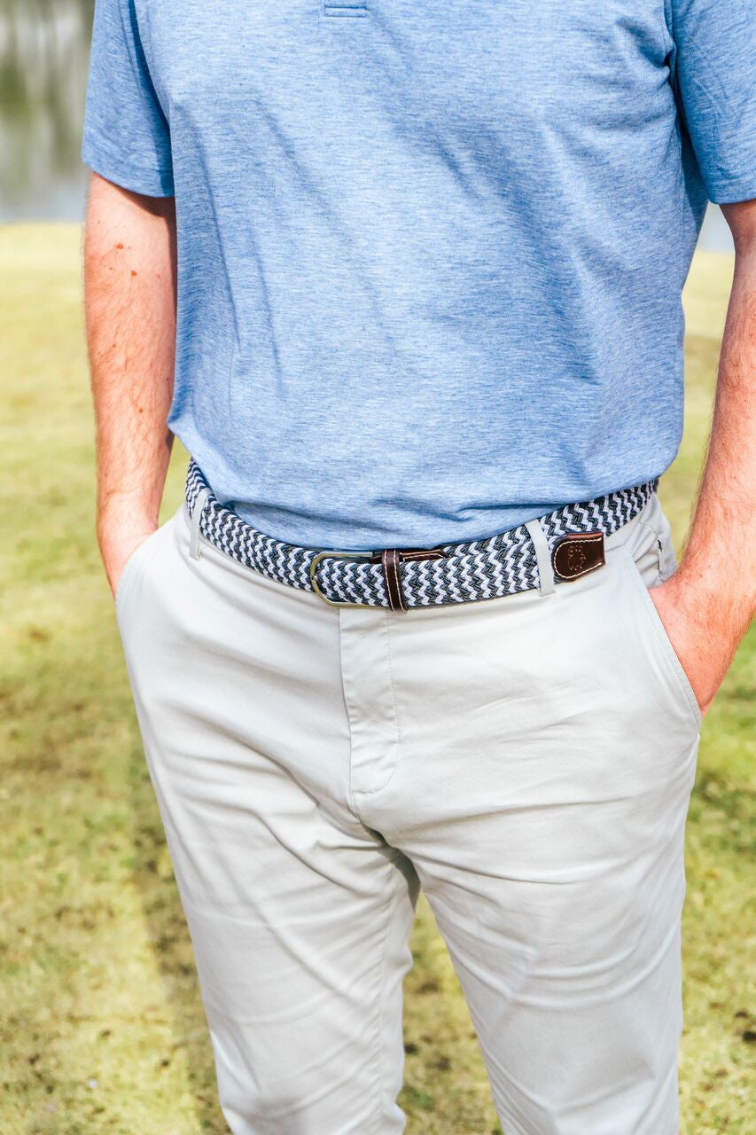 Belts- Roostas - The Aspen Woven Elastic Stretch Belt - BHI