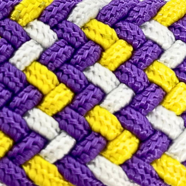 Belts- Roostas - The Nola Tri-Color Woven Stretch Belt - BHI