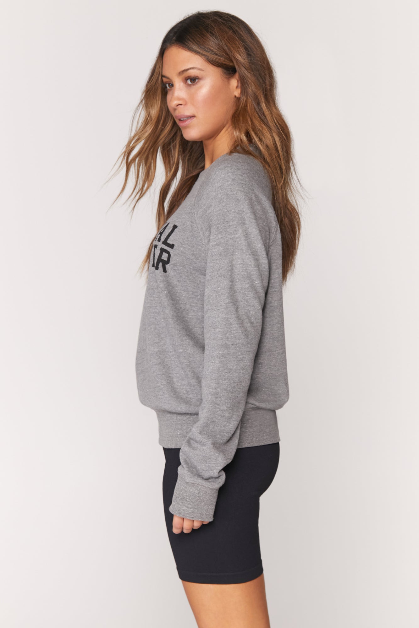 Spiritual Gangster Varsity Old School Sweatshirt - Heather grey - BHI