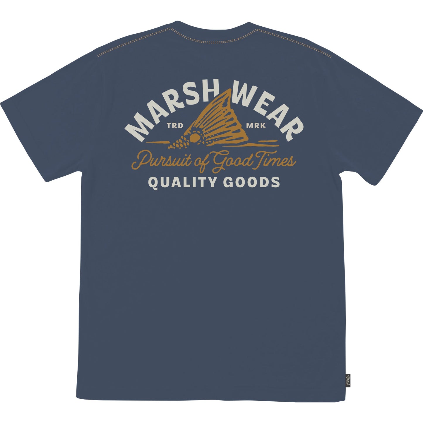 Marsh Wear Men's Tailing Tide T-Shirt | Dark Denim
