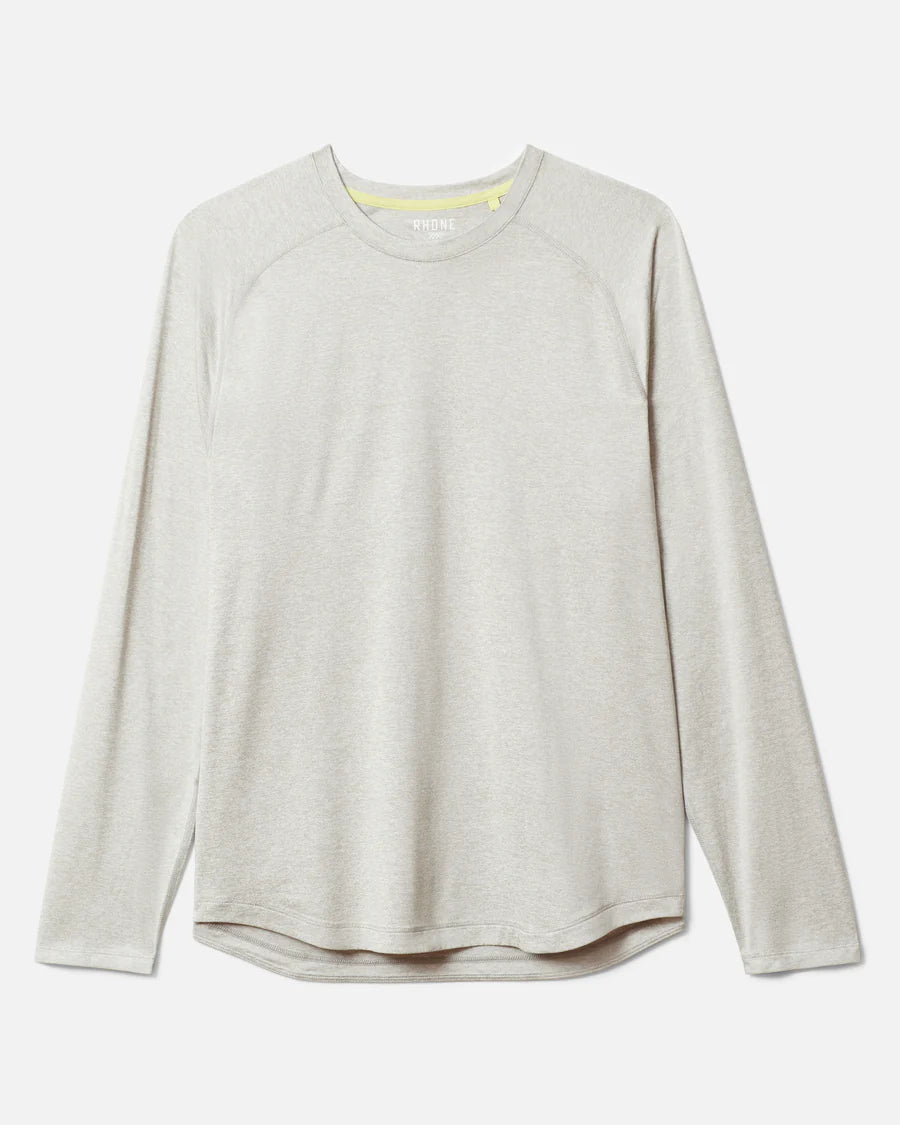 ATMOSPHERE LONG SLEEVE TEE-GRIFFEN HEATHER-101510-058- Rhone