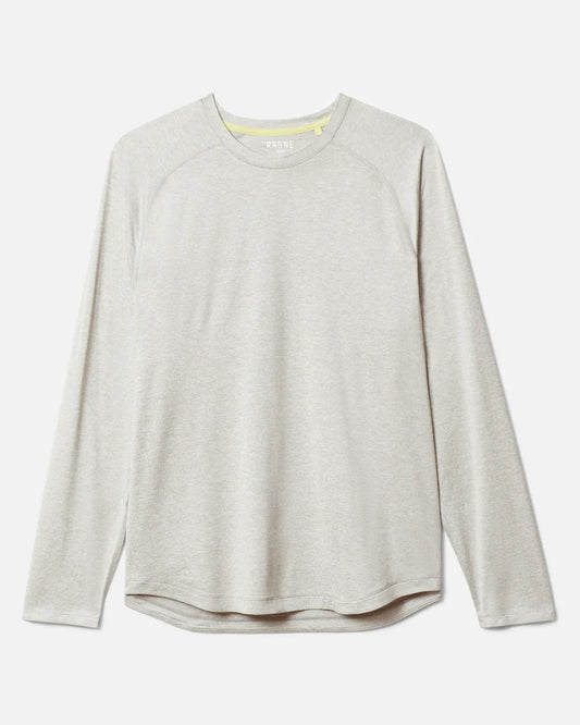 Rhône Men’s Atmosphere Long Sleeve Tee - Griffin Heather - BHI