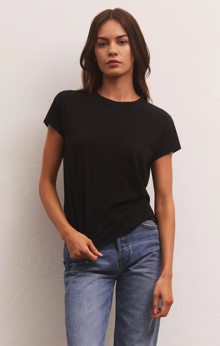 Modern Slub Tee - Black - ZT202293S- Z SUPPLY