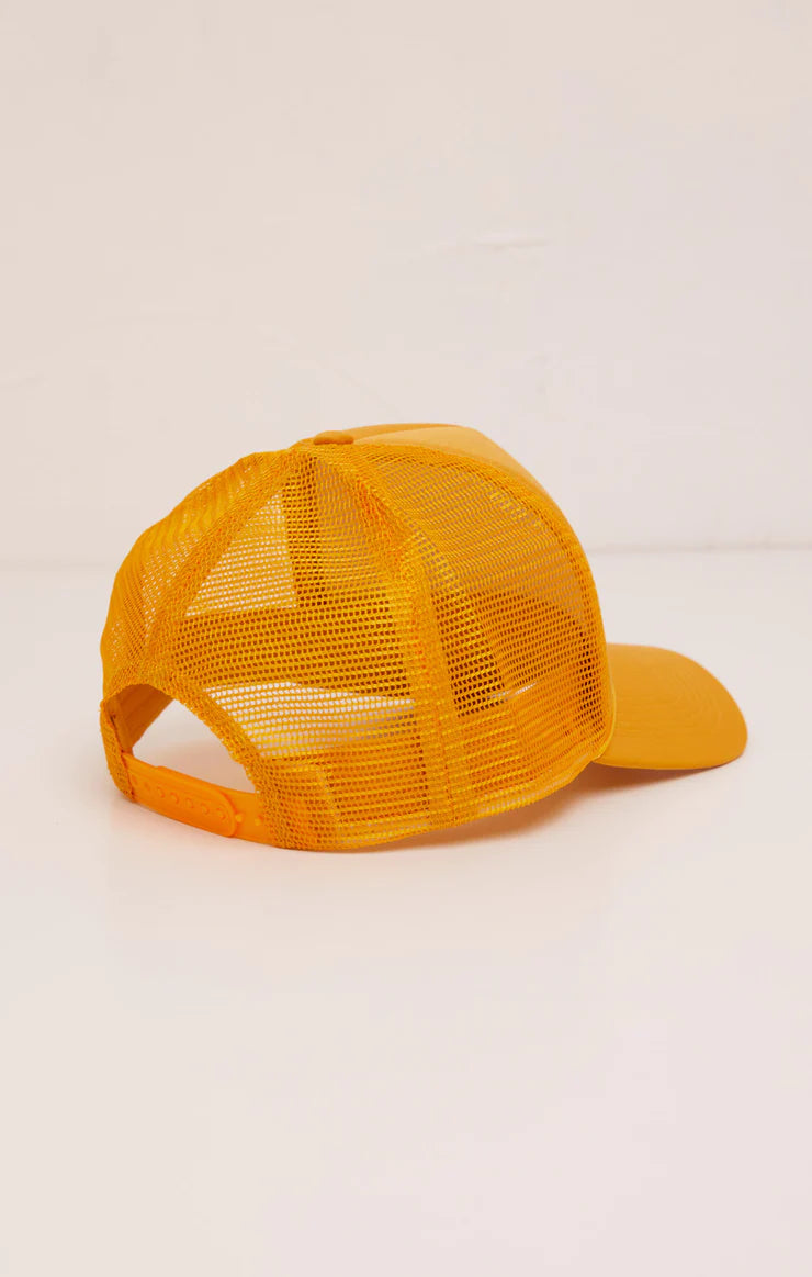 Trucker Hat - MULTI ORGANGE- GOOD VIBES - ZA231605S- Z SUPPLY