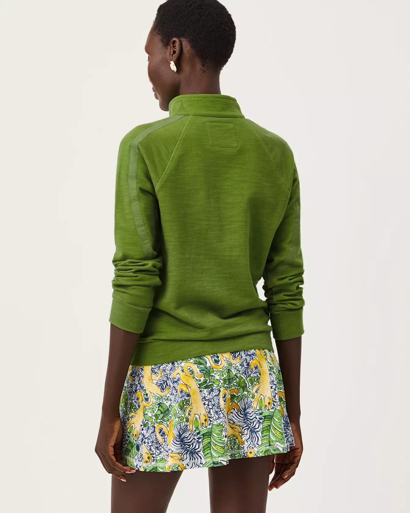 Lilly Pulitzer Ashlee Half-Zip Pullover | Oregano