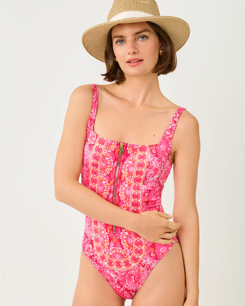 Lilly Pulitzer Emil One Piece Paradise Punch