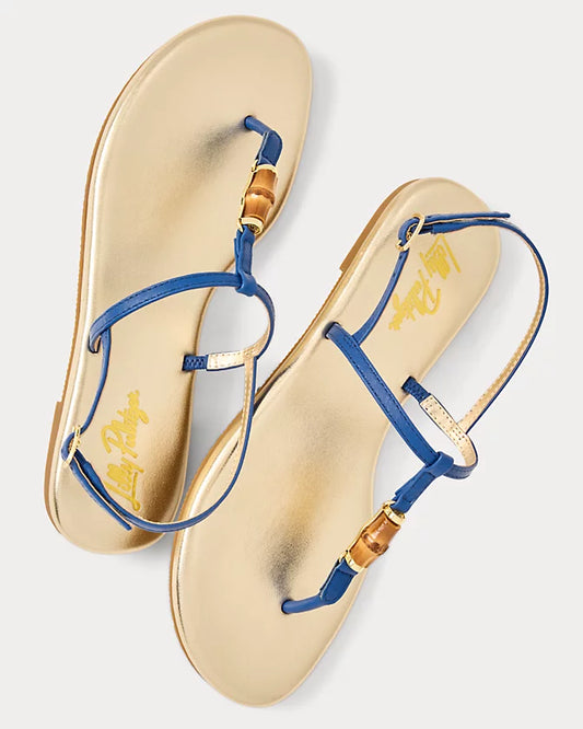 Lilly Pulitzer Leena Sandal Starlight Navy